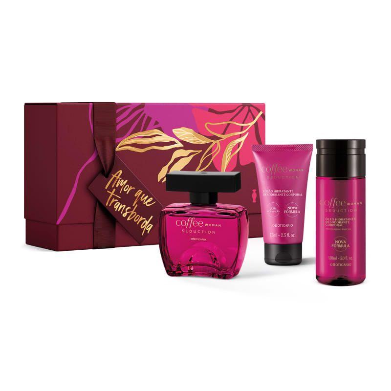 Kit Presente Coffee Woman Seduction (3 itens) - O Boticario - Kit